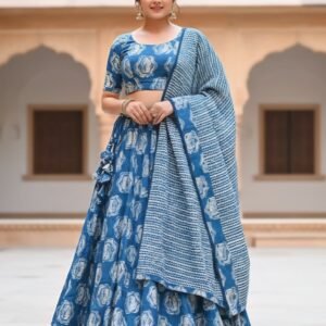 Pure camric cotton chaniya choli