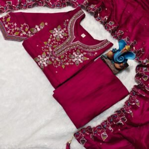 Kurati with inner cotton with neck hand work