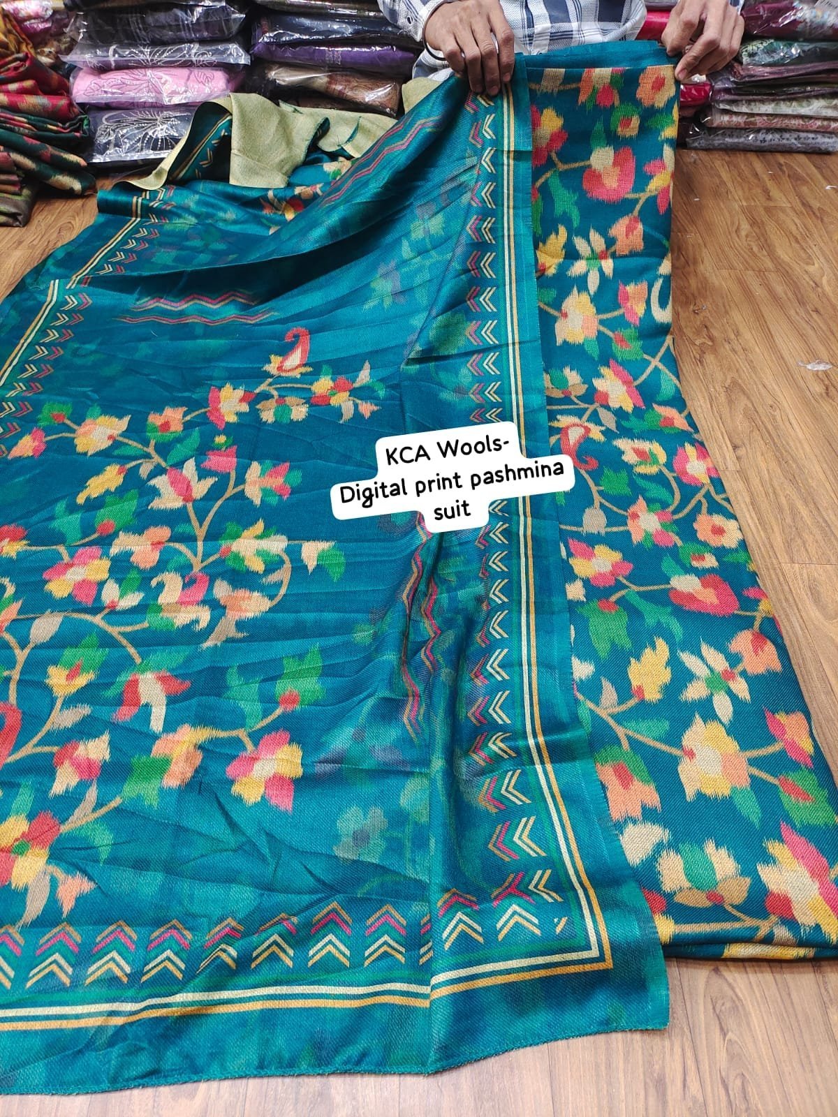 Premium Quality Pashmina Kanni Digital print Suits