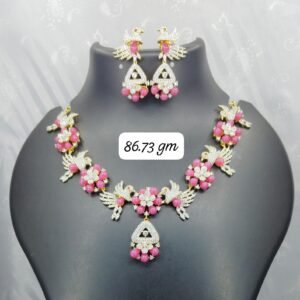 Beautiful Stone Necklace with earrings