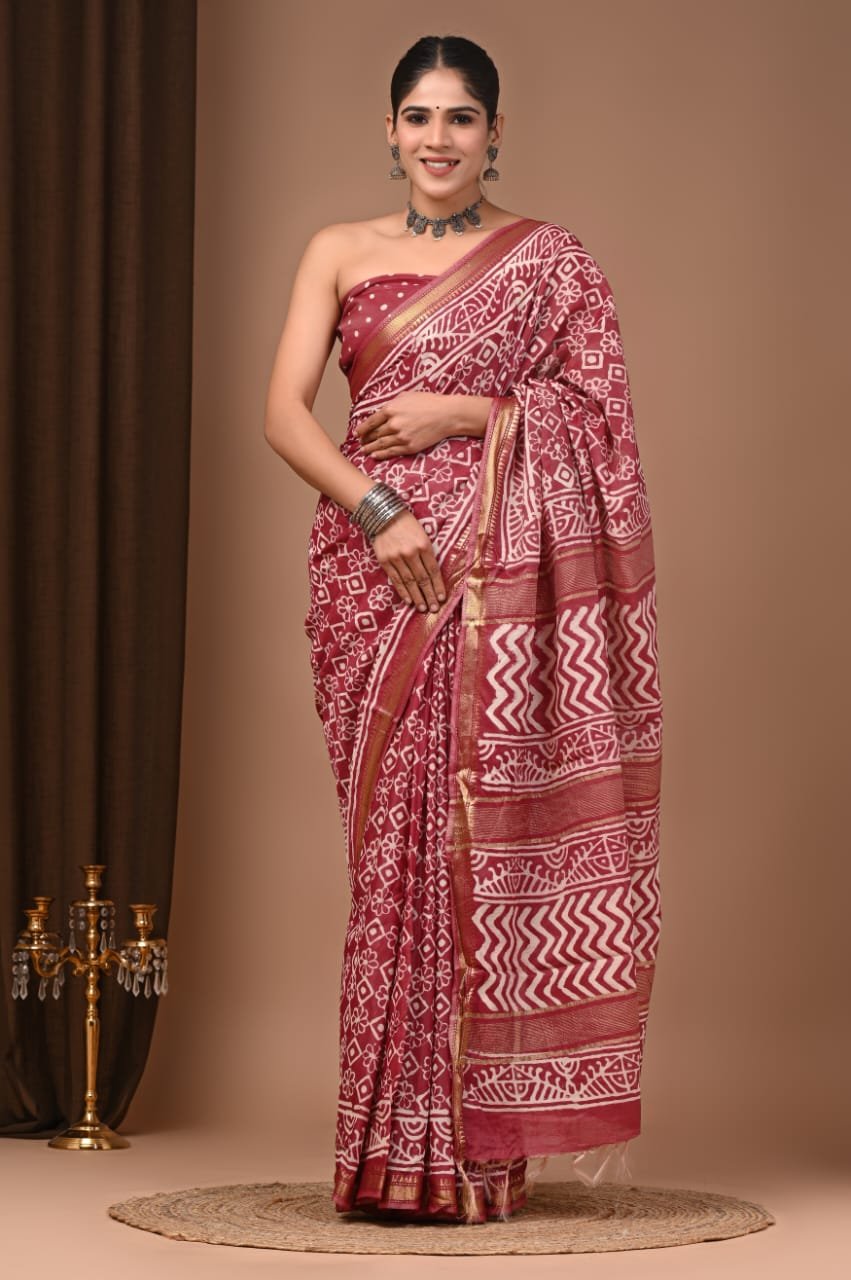 Elegant Semi Maheshwari Sarees
