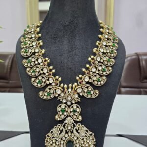 Antique Gold Bridal Lakshmi Necklace,