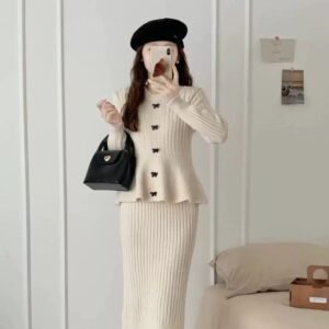 Dress with Inner tunic and upper sweater