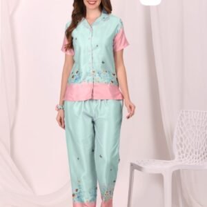 Funky Prints Latest satin nightwear