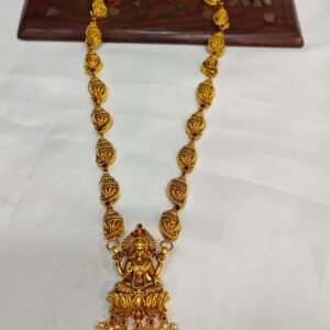 Lakshmi Pendant Gold Necklace