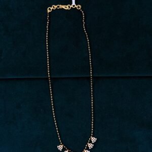 14K Gold Diamond Mangalsutra