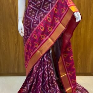 Patolla cotton with weaving work with jari Broder