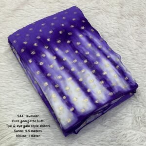 New premium georgette butti sarees.