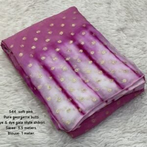 New premium georgette butti sarees.