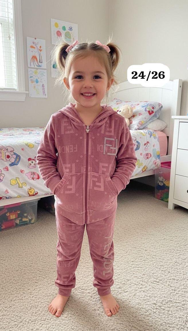 UNISEX VELVET TRACK WEAR FOR KIDS