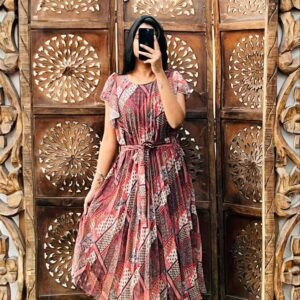 Slub Reyon Flower Candy Dress