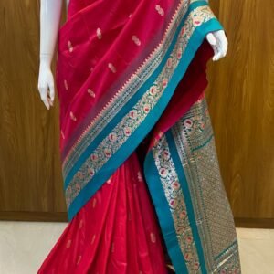 Paithani Pure silk soft fabric