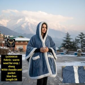 Premium Warm Wool Fur Crepe