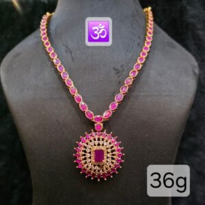 Necklace With Ruby Stones