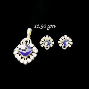 Cubic Zirconia Pendant Set