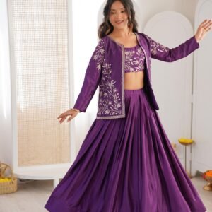 Heavy Chinon Silk LEHENGA