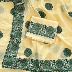 Soft cotton kota check saree