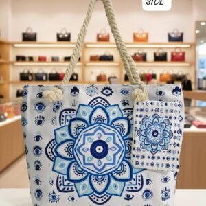 The evil eye shopping bag