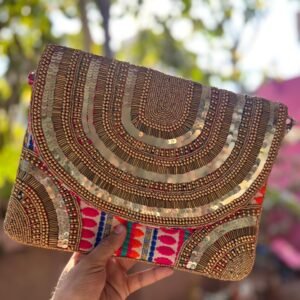 Banjara sling cum clutch