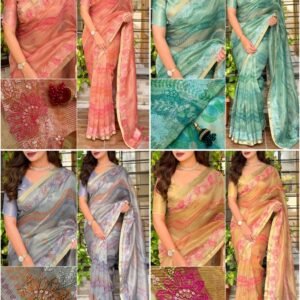 Grace meets glamour in this ethereal colorful saree