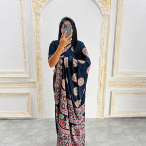 Lagdi Gajji crepe Soft Silk saree