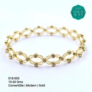 18K Sterling Silver Bracelet