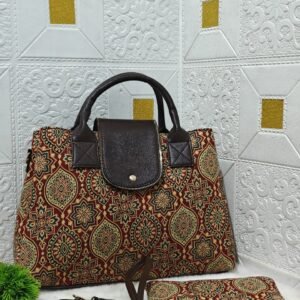 Triple partition handbag Cum sling bag