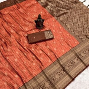 Soft And Pure banarasi silk saree with self weaving design