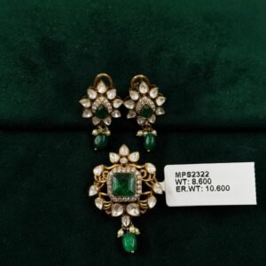 Emerald And Diamond Earrings