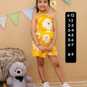 Beautiful Halter neck top with frilled skirts