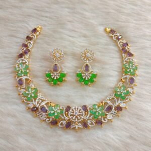 Green kundan Necklace