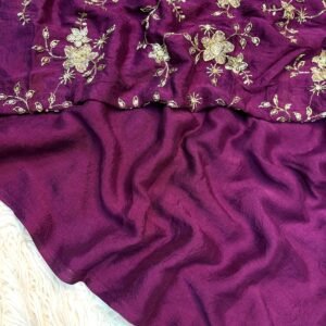 Crush Rangoli Saree Beeds Full Worked Blouse