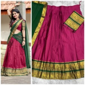 Kanjivaram silk lehenga